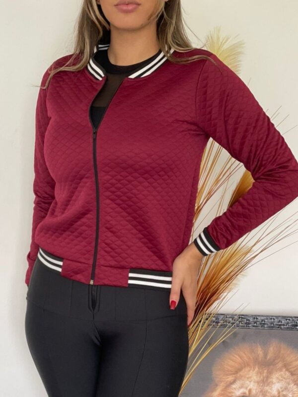 Blusa de frio bomber feminina - Image 3